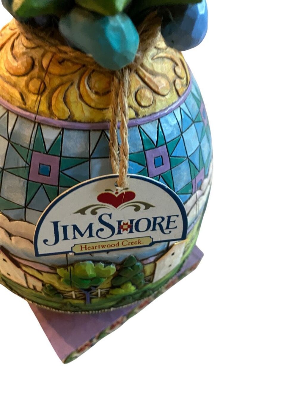 Jim Shore Welcome All #4007666 Pineapple Figurine - Picture 8 of 10